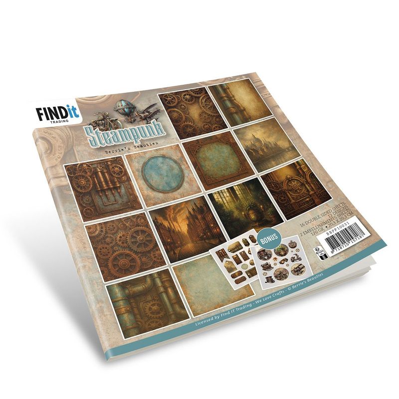 Find it Trading - 8"x8" Paper Pad - Steampunk