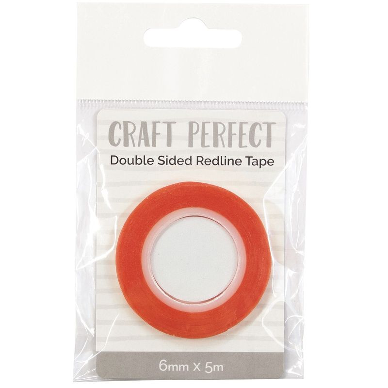 Tonic Studio - Craft Perfect - D/Sided Red Line Tape - 6mm