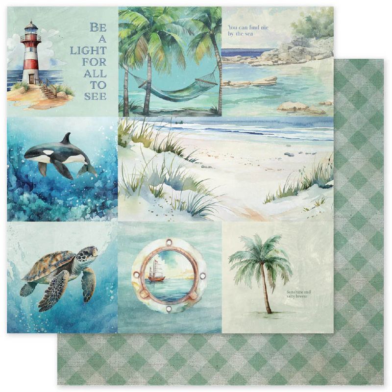 Paper Rose - Seaside Memories Basics - 12"x12" D/S Paper - A