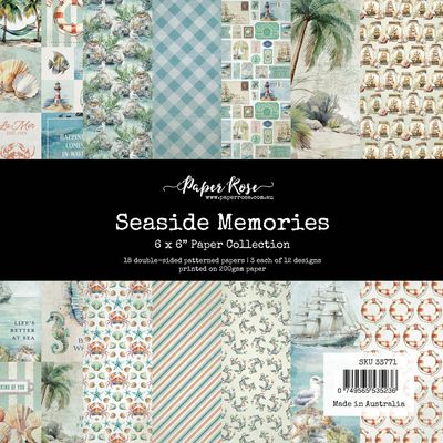 Paper Rose - Seaside Memories Basics - 6"x6" Paper Pad