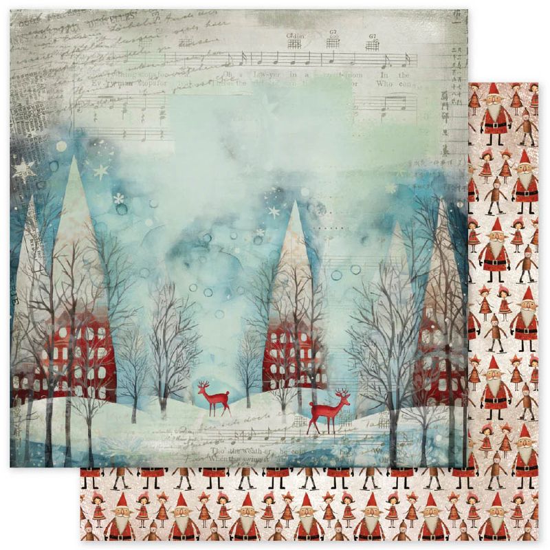 Paper Rose - Merry and Bright - 12"x12" D/S Paper - D