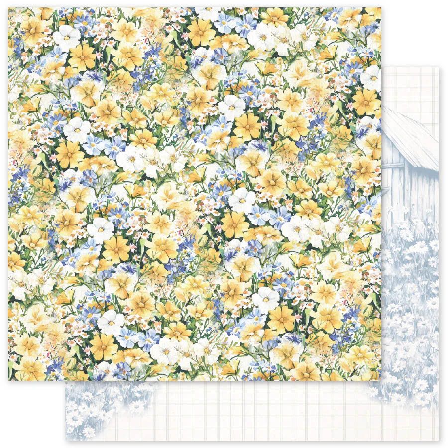 Paper Rose - Rustic Spring Basics - 12"x12" D/S Paper - D