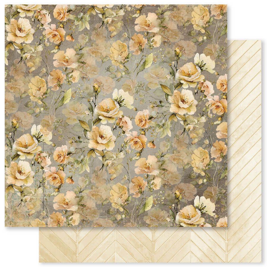 Paper Rose - Millie's Garden - 12"x12" D/S Paper - E