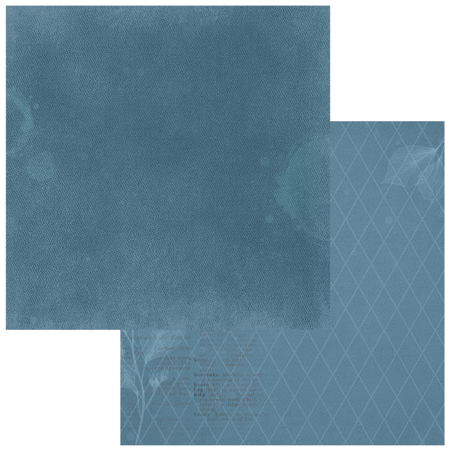 49 and Market - Faded Memory Lane - 12"x12" D/S Paper - Forgotten