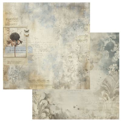 49 and Market - Faded Memory Lane - 12"x12" D/S Paper - Observations