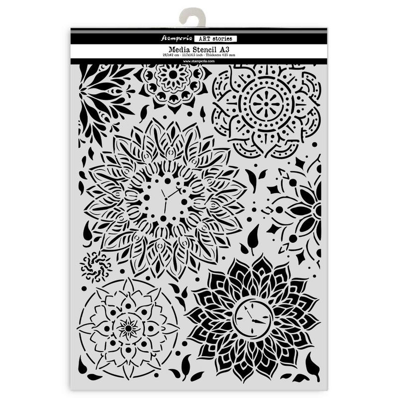 Stamperia - A3 Stencils for Art and Craft - Mandala Pattern