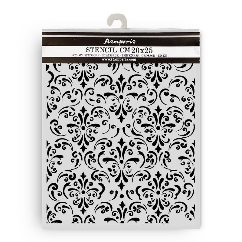 Stamperia - Gardens of Time - 20x25cm Stencil - Wallpaper