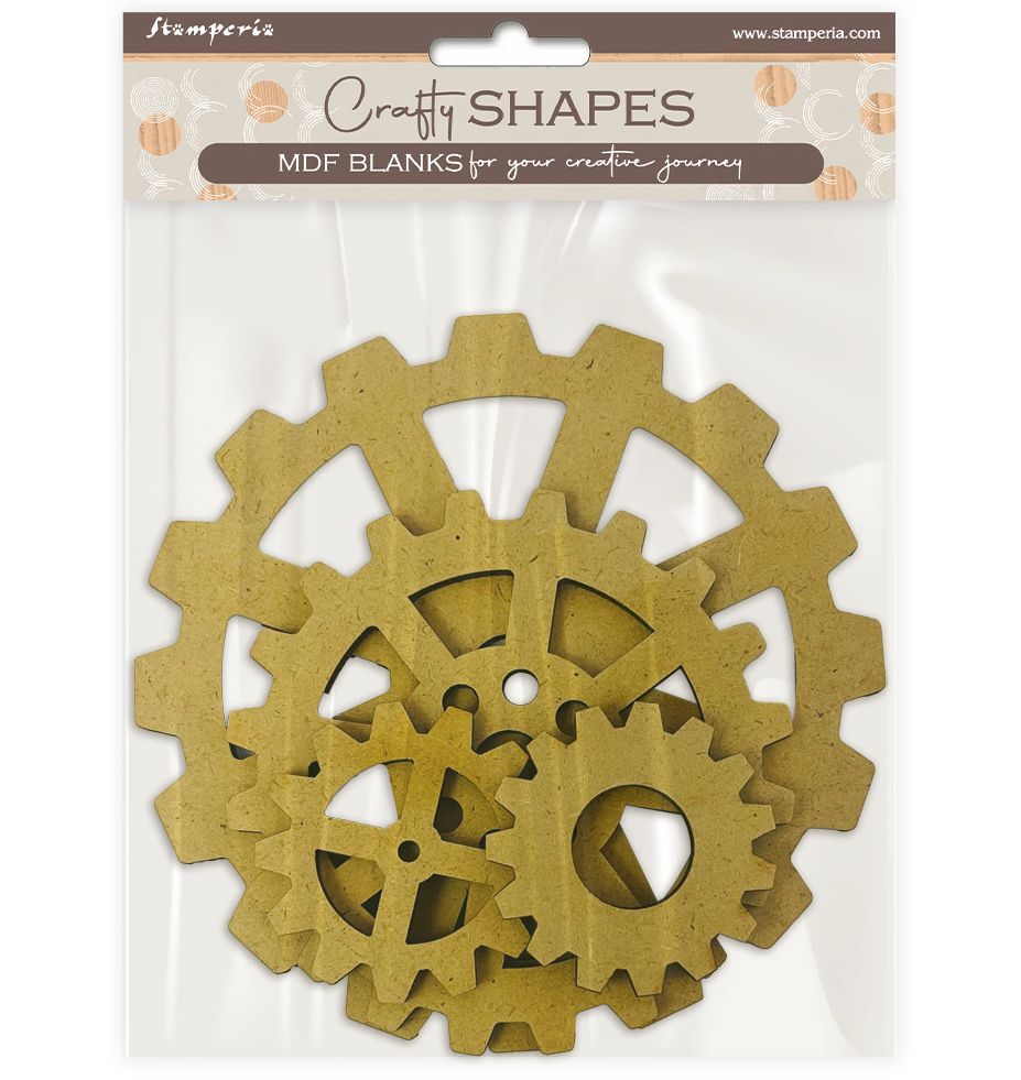 Stamperia - Gardens of Time - Crafty Shapes - Gears