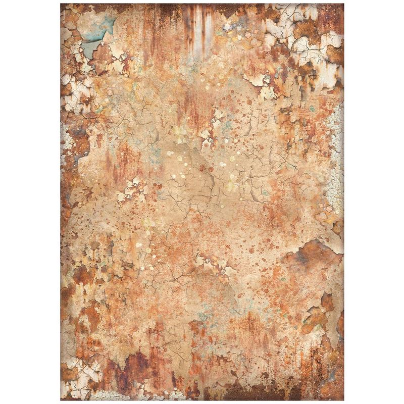 Stamperia - Gardens of Time - 50x70cm Rice Paper - Rusty Pattern