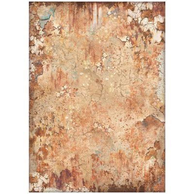 Stamperia - Gardens of Time - 50x70cm Rice Paper - Rusty Pattern