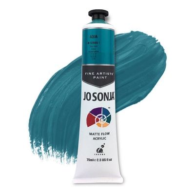 Jo Sonja - Matte Flow Acrylic - 75ml - S1 -  Aqua