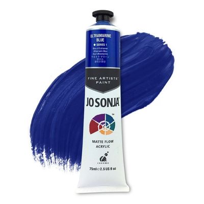 Jo Sonja - Matte Flow Acrylic - 75ml - S1 -  Ultramarine Blue
