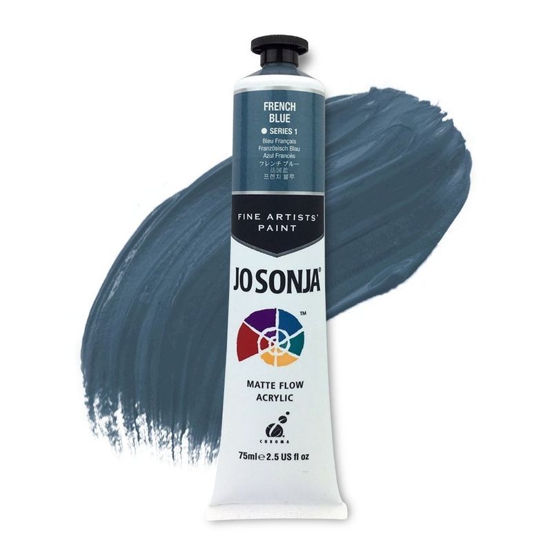 Jo Sonja - Matte Flow Acrylic - 75ml - S1 -  French Blue