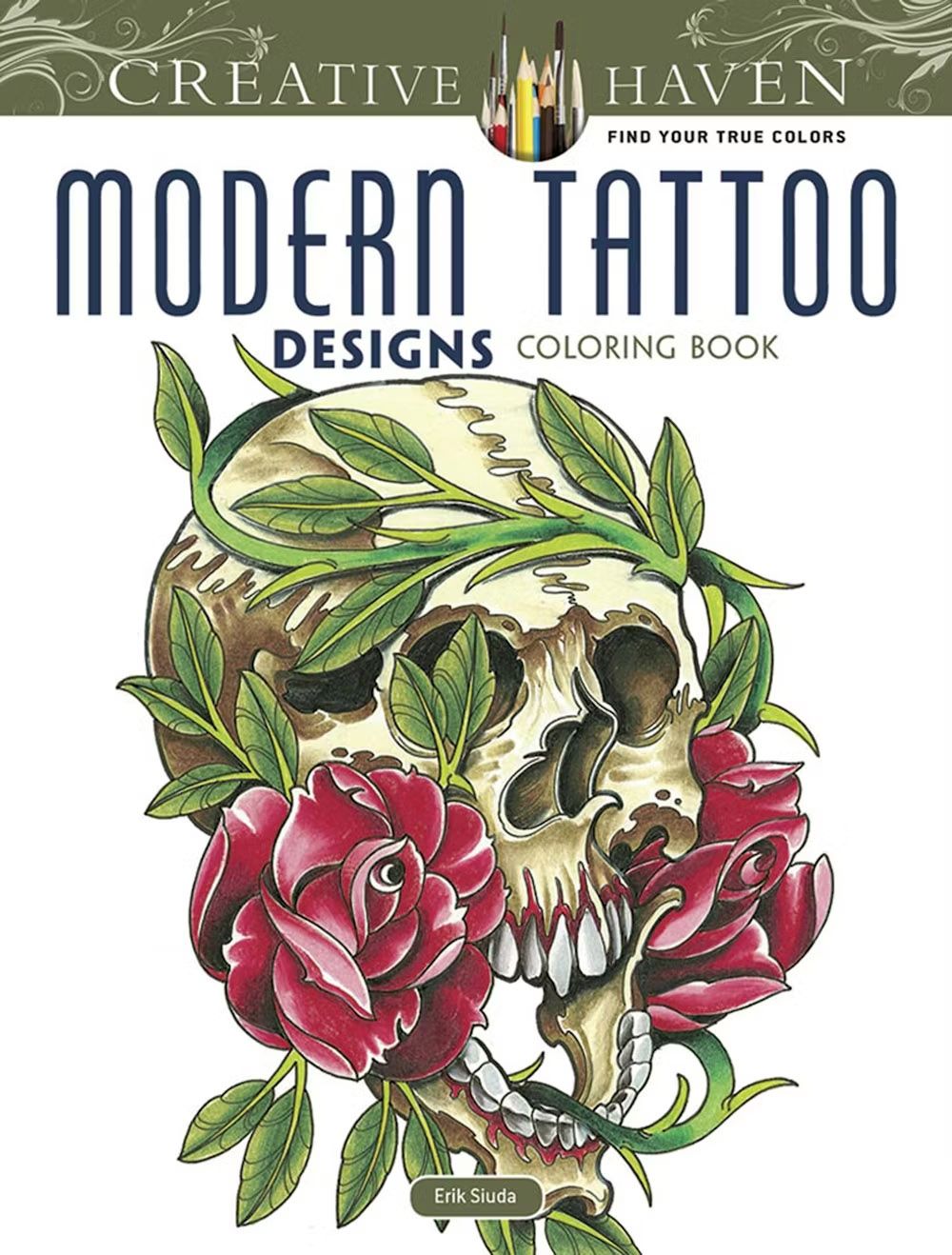 Dover Books - Colouring Book - Modern Tattoo Designs