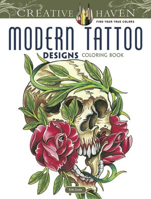 Dover Books - Colouring Book - Modern Tattoo Designs