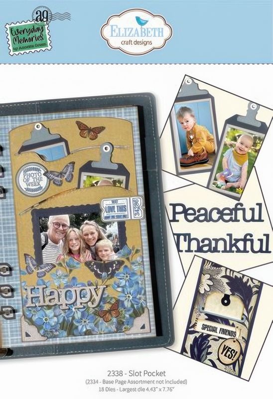 Elizabeth Craft Designs - Metal Die Set -Slot Pocket