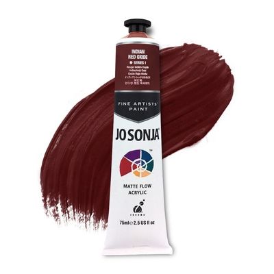 Jo Sonja - Matte Flow Acrylic - 75ml - S1 -  India Red Oxide
