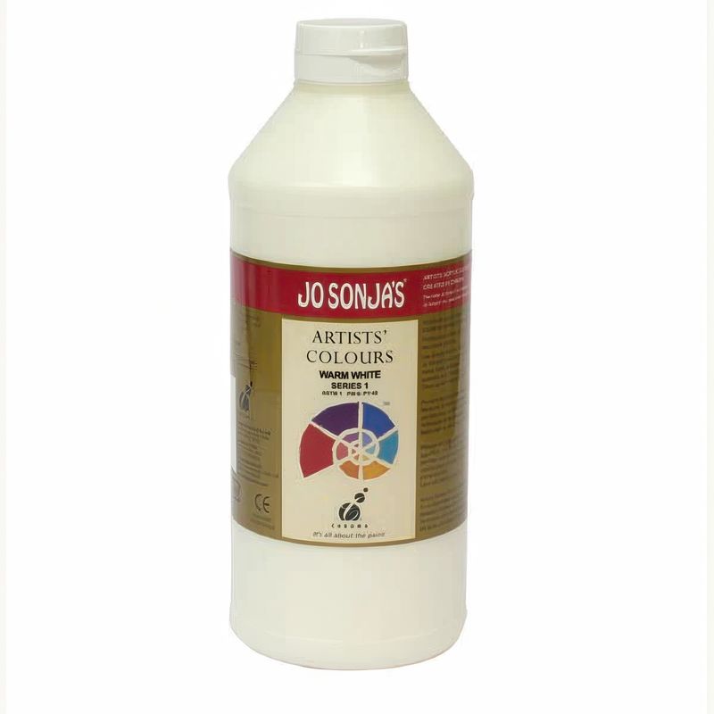 Jo Sonja - Matte Flow Acrylic - 1 Litre - Warm White