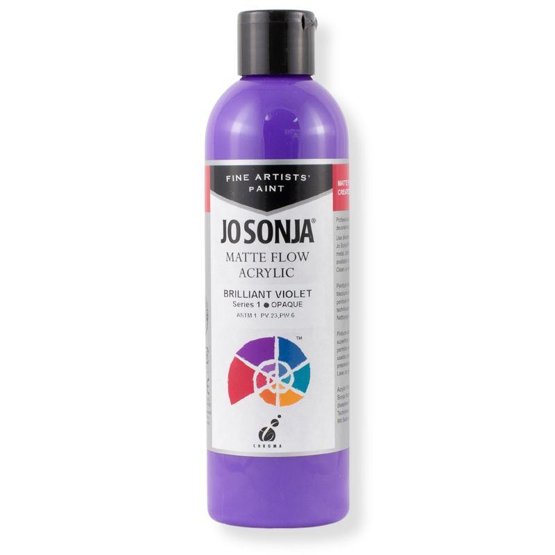 Jo Sonja - Matte Flow Acrylic - 250ml - S1 - Brilliant Violet