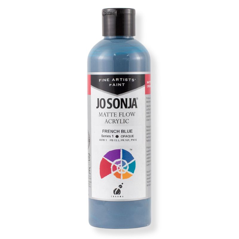 Jo Sonja - Matte Flow Acrylic - 250ml - S1 - French Blue