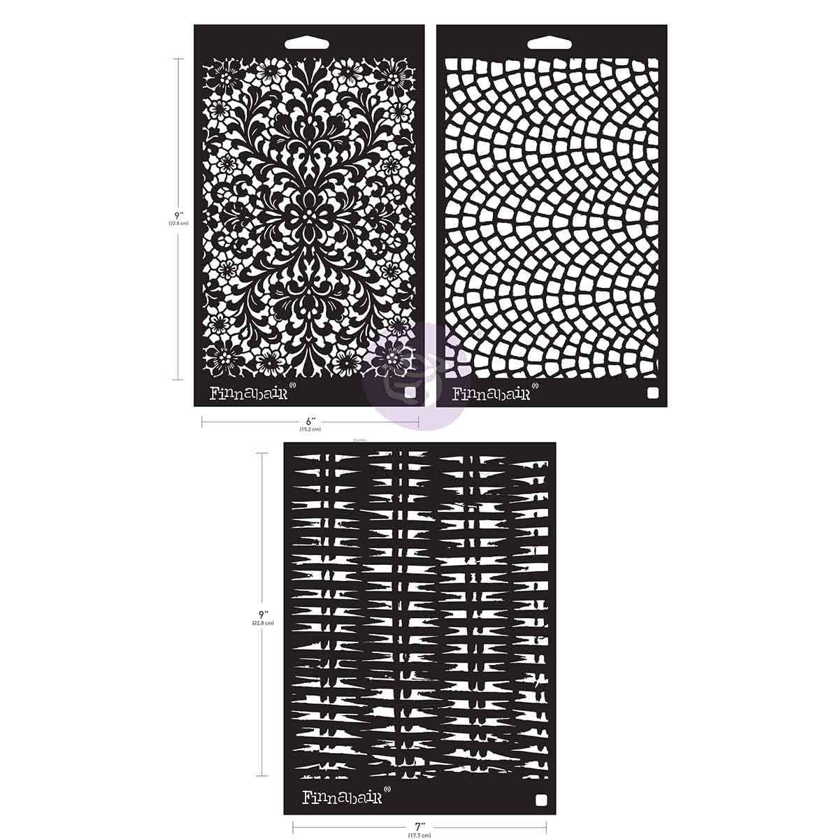 Prima Marketing - Limited Editition Stencil Set - Knots &amp; Knits