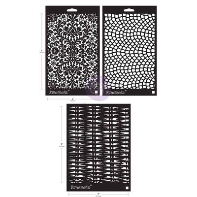 Prima Marketing - Limited Editition Stencil Set - Knots &amp; Knits