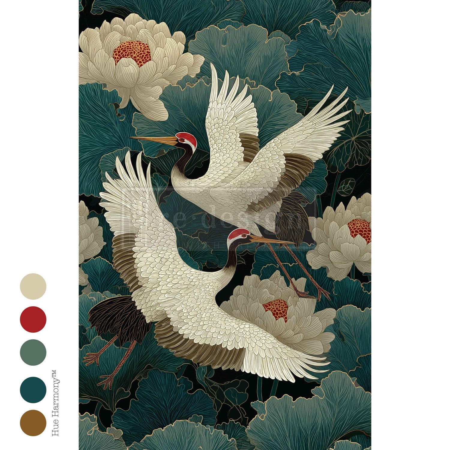 Prima Marketing - Re-Design - Decoupage Tissue Paper - 19"x30" - Grace in Flight