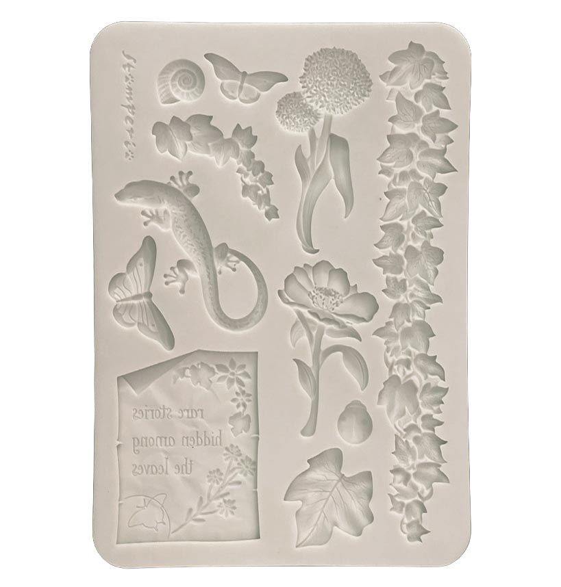 Stamperia - All Around - A5 Silicone Mould - Flowers and Leaves