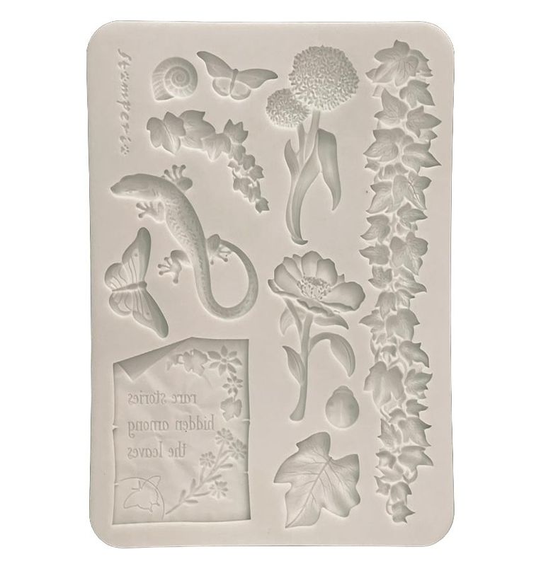 Stamperia - All Around - A5 Silicone Mould - Flowers and Leaves