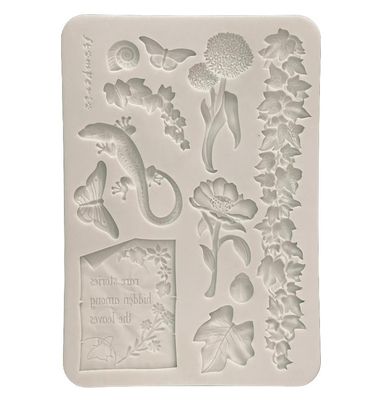 Stamperia - All Around - A5 Silicone Mould - Flowers and Leaves