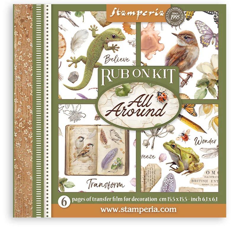 Stamperia - All Around - 15.5 x 15.5 cm - Rub-on Kit
