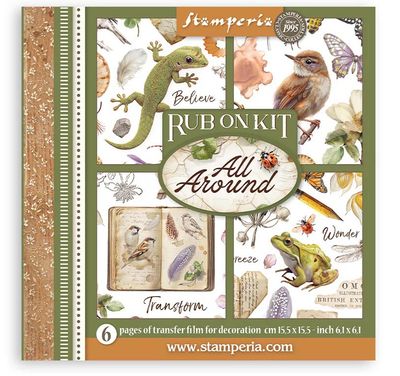 Stamperia - All Around - 15.5 x 15.5 cm - Rub-on Kit
