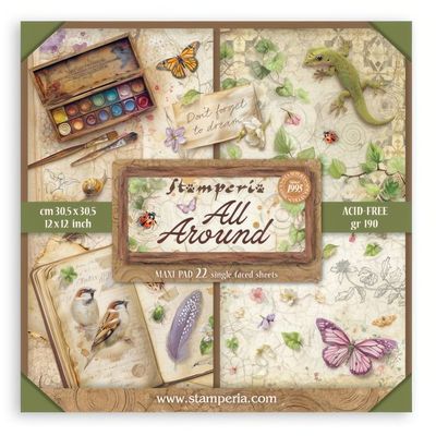 Stamperia - All Around - 12"x12" Single-sided Paper Pad
