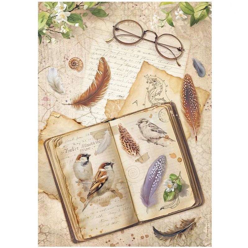 Stamperia - All Around - A4 Rice Paper - Book