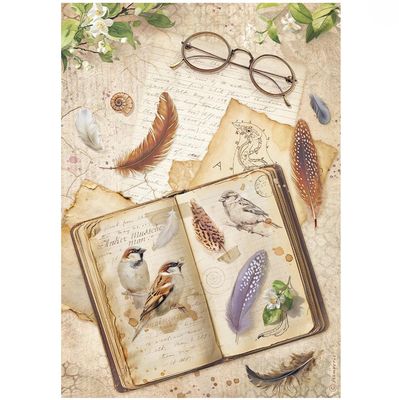 Stamperia - All Around - A4 Rice Paper - Book