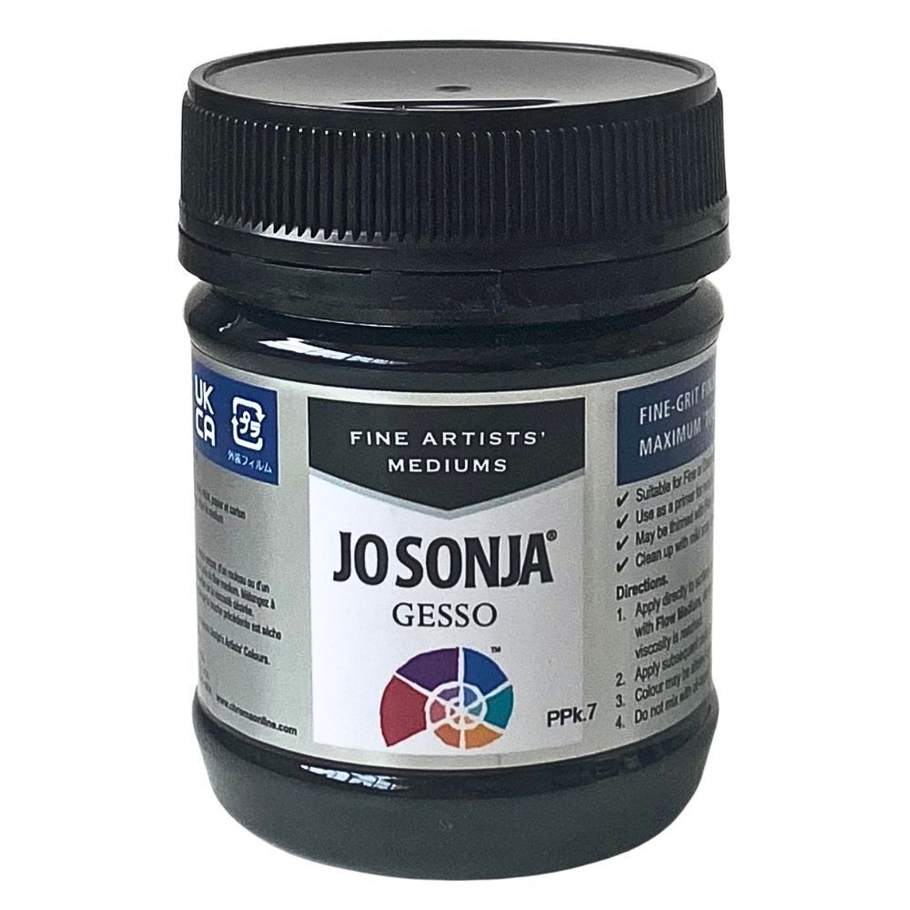 Jo Sonja - Mediums - Black Gesso - 250ml Jo Sonja - Mediums - Black Gesso - 250ml