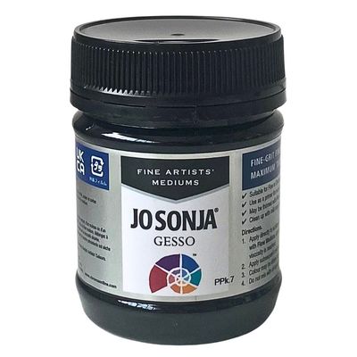Jo Sonja - Mediums - Black Gesso - 250ml Jo Sonja - Mediums - Black Gesso - 250ml