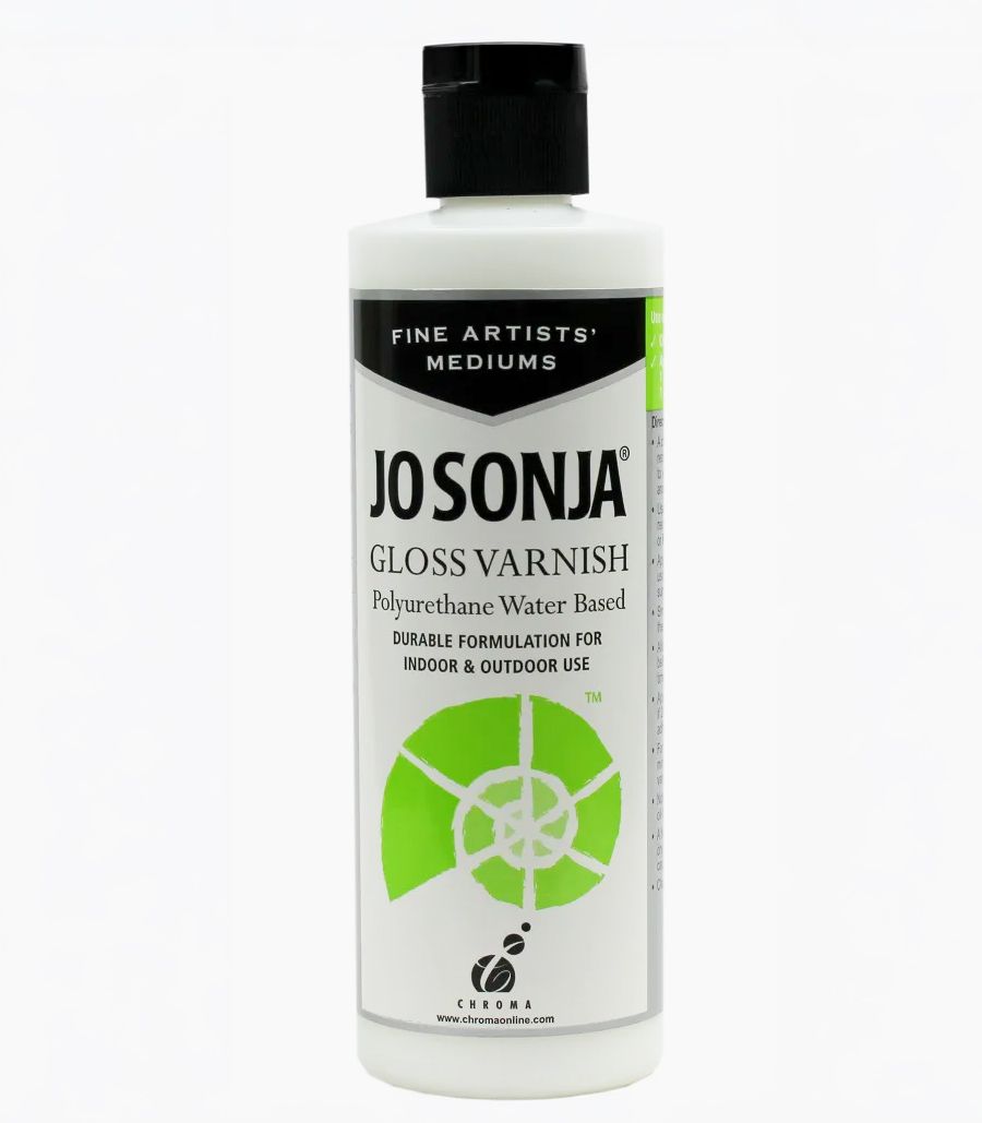 Jo Sonja - Mediums - Gloss Varnish - 1 Litre Jo Sonja - Mediums - Gloss Varnish - 1 Litre