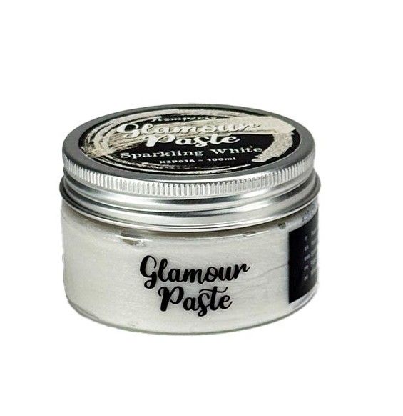 Stamperia - Glamour Paste - Sparkeling White