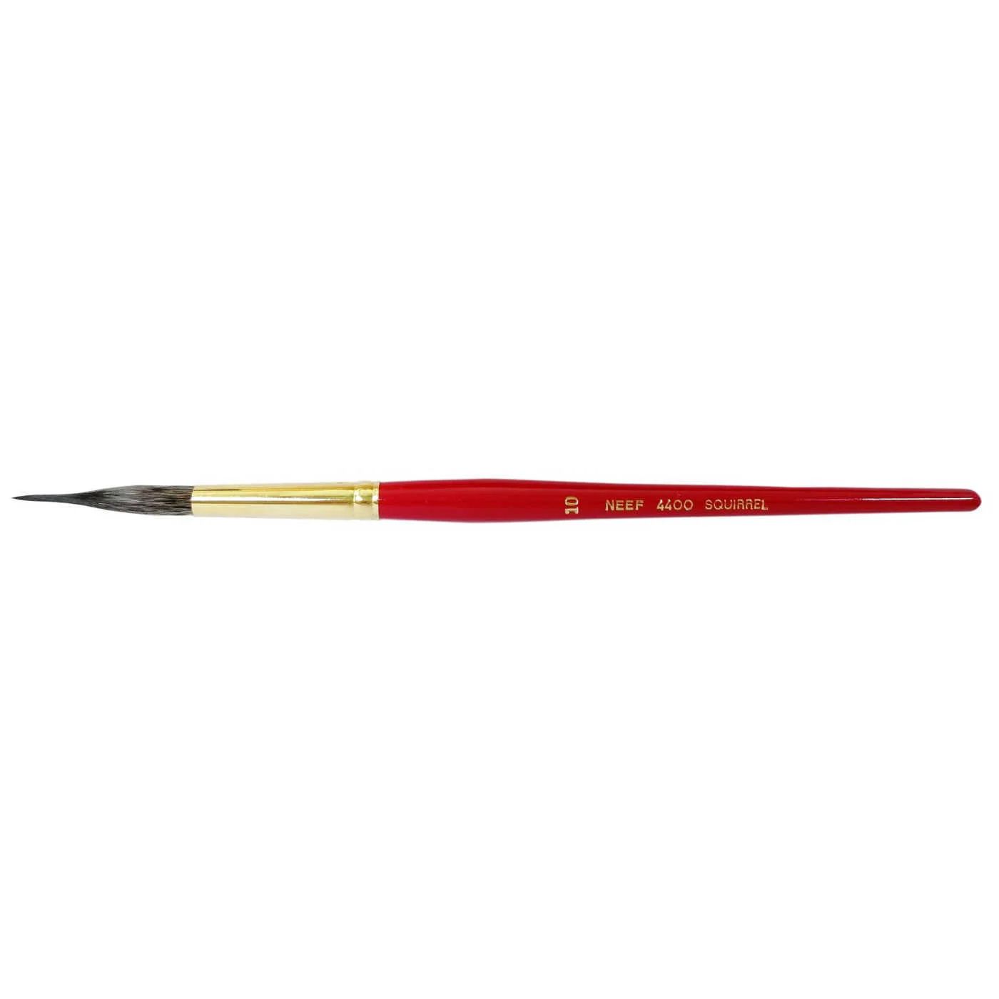 Neef Australia - 4400 Needle Point - Squirrel/Taklon Rigger - Short Handle - Size 10
