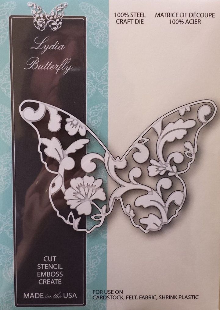Memory Box Die - Metal Craft Die - Lydia Butterfly Memory Box Die - Metal Craft Die - Lydia Butterfly