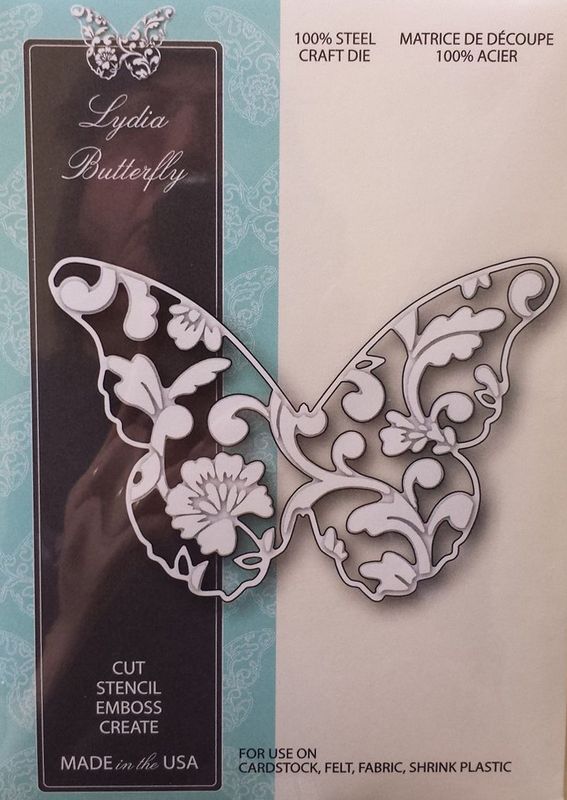 Memory Box Die - Metal Craft Die - Lydia Butterfly