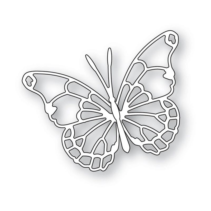 Memory Box Die - Metal Craft Die - Vivienne Butterfly