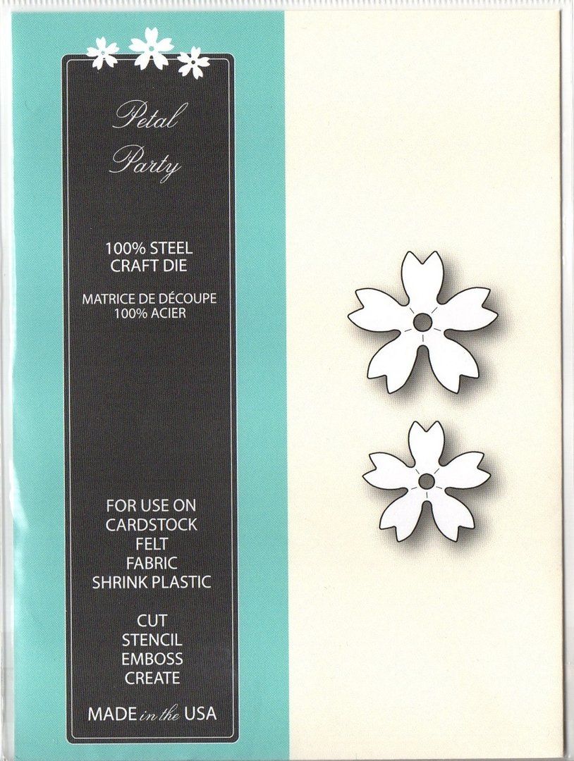 Memory Box Die - Metal Craft Die - Petal Party