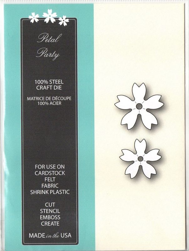 Memory Box Die - Metal Craft Die - Petal Party