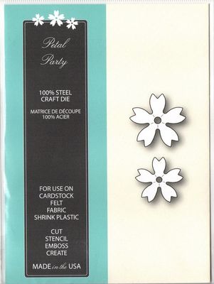 Memory Box Die - Metal Craft Die - Petal Party