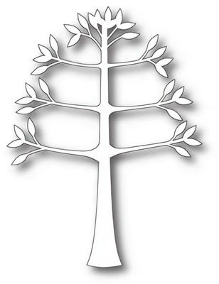 Memory Box Die - Metal Craft Die - Open Branch Tree