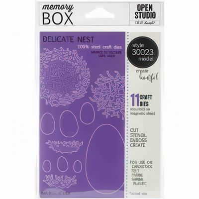 Memory Box Die - Metal Craft Die - Open studio - Delicate Nest
