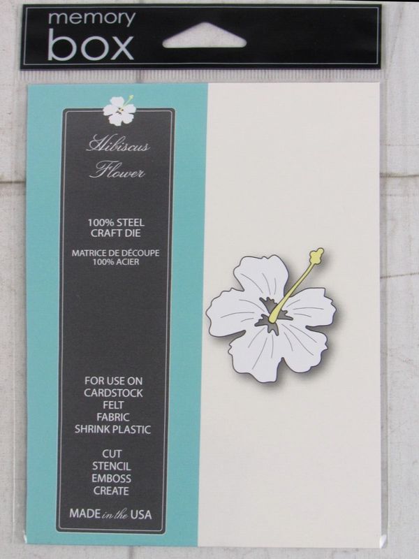 Memory Box Die - Metal Craft Die - Hibiscus Flower