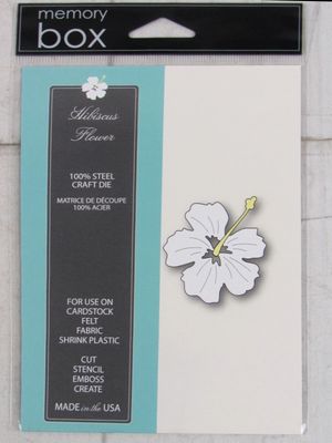 Memory Box Die - Metal Craft Die - Hibiscus Flower